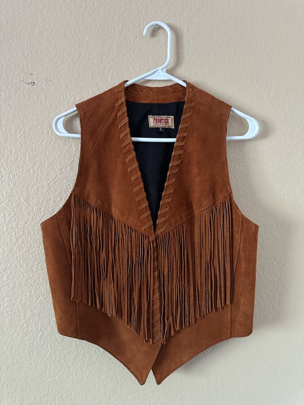 Phoenix USA Frontier Collection suede vest.